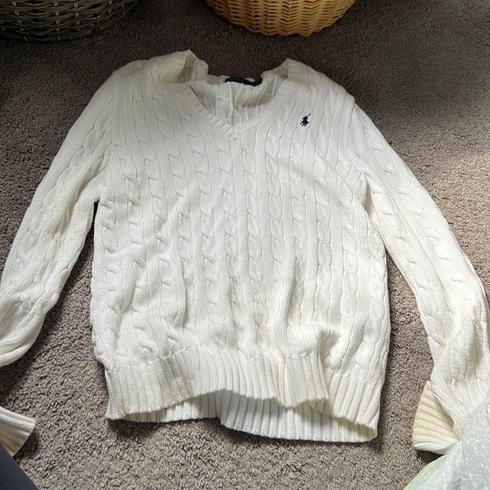 Polo long sleeve sweater